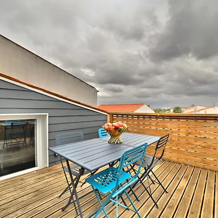 דירה Precieux - Parking Gratuit, Climatisation, Tv 4k, Fibre, Terrasse, Entierement Renove