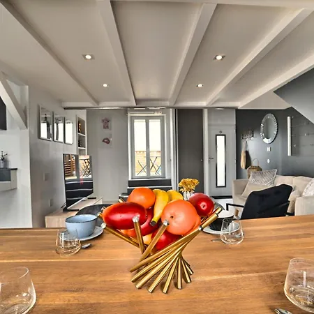 Precieux - Parking Gratuit, Climatisation, Tv 4k, Fibre, Terrasse, Entierement Renove דירה לה רושל